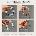 A one-of-a-kind natural crystal bracelet, personalized to your style and wrist size.